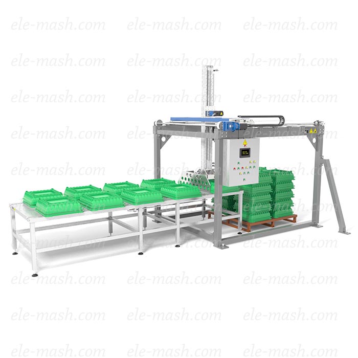 Automatic trays palletizer PLA-1400/40